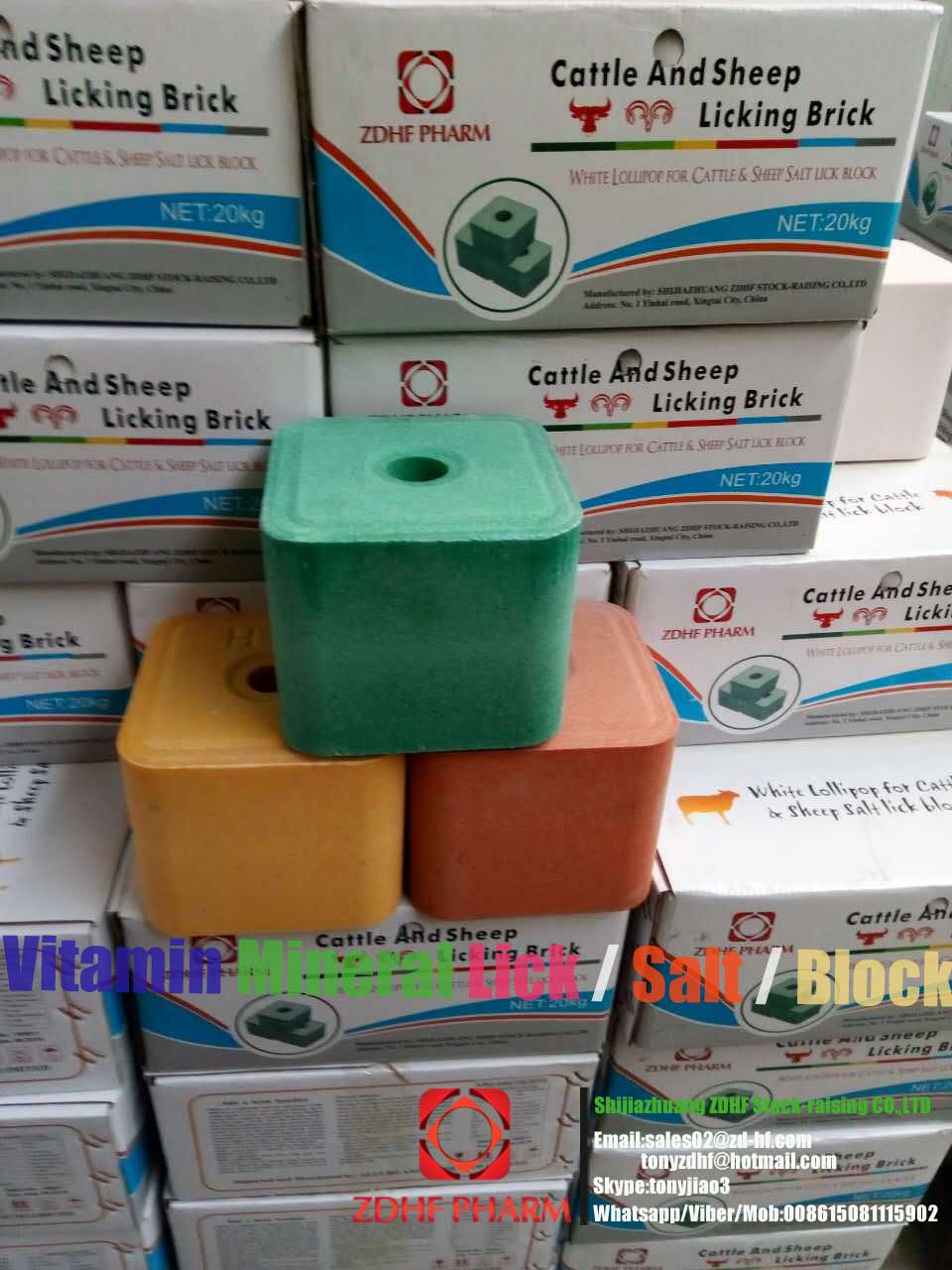 Livestock Vitamin Mineral Salt Licking Block