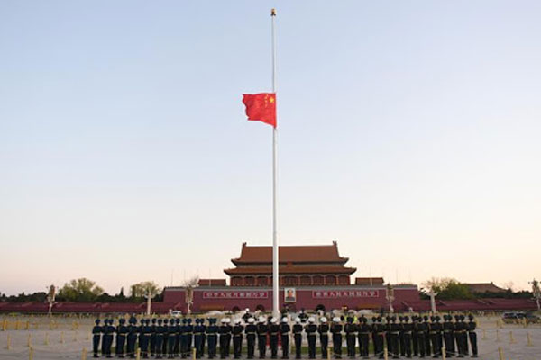 China Nation Mourns Martyrs Against Covid 19