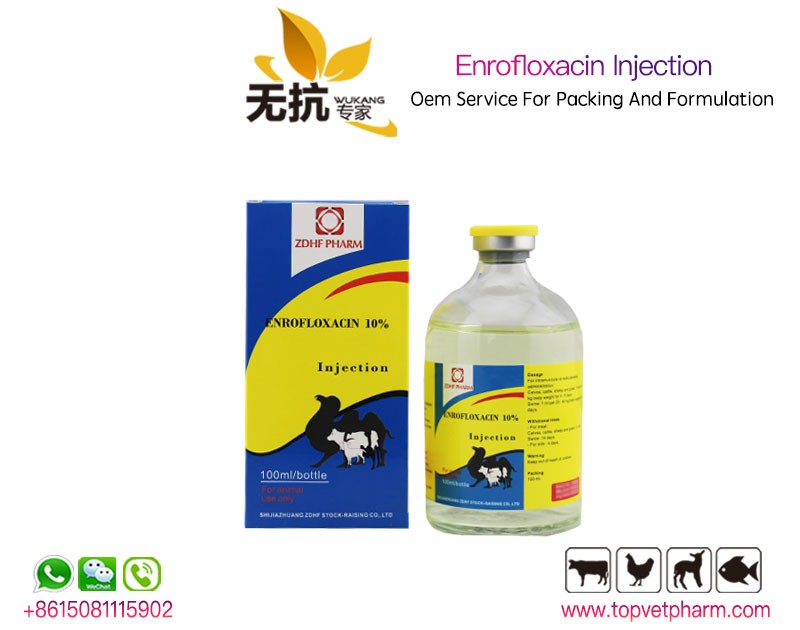 10% 20% Enrofloxacin Injection Solution